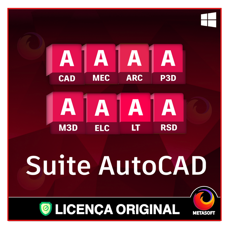 Autodesk Suite AutoCAD completa - original